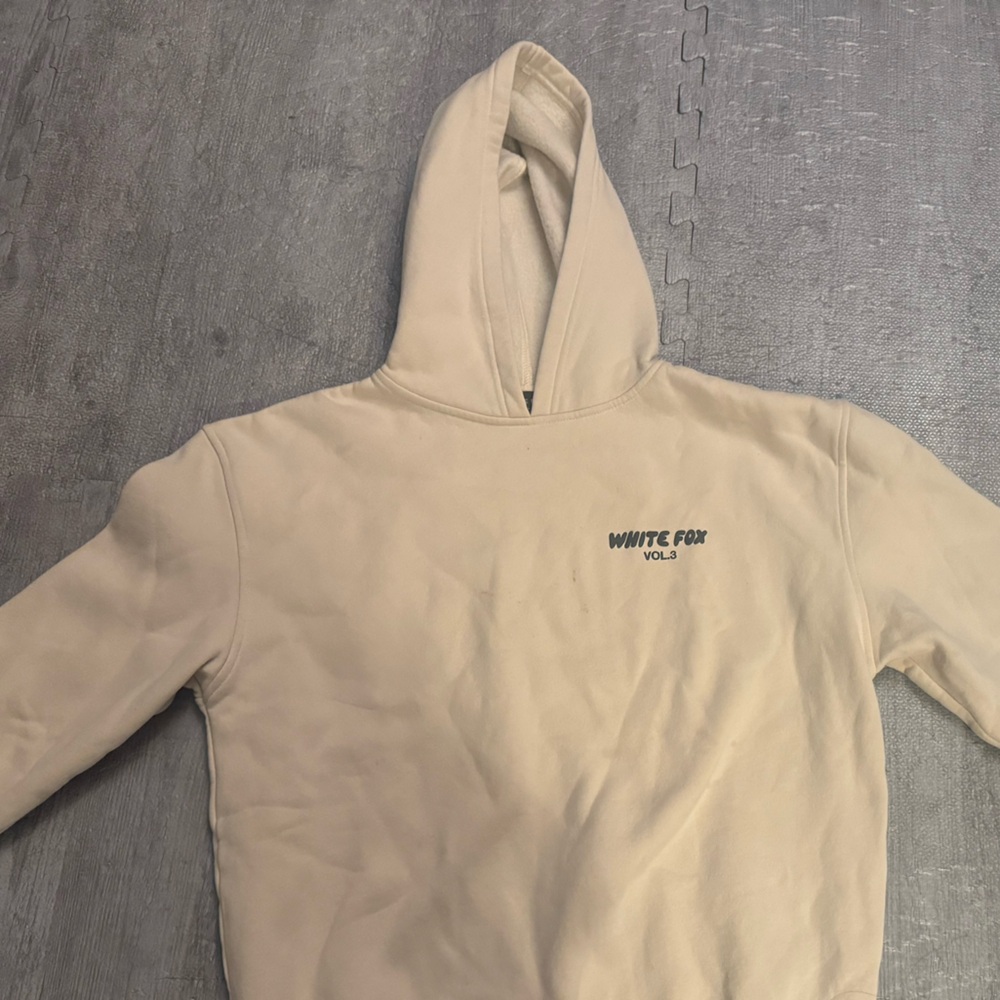 White Fox Women Cream Color Vol.3 Hoodie